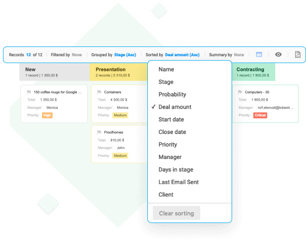 Get valuable sales insights Get valuable sales insights