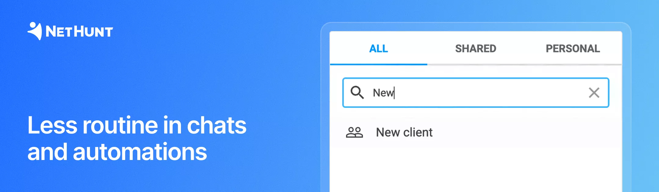 NetHunt CRM - Chat Templates & API Response Filtering