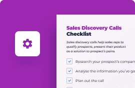 Sales Discovery Calls Checklist