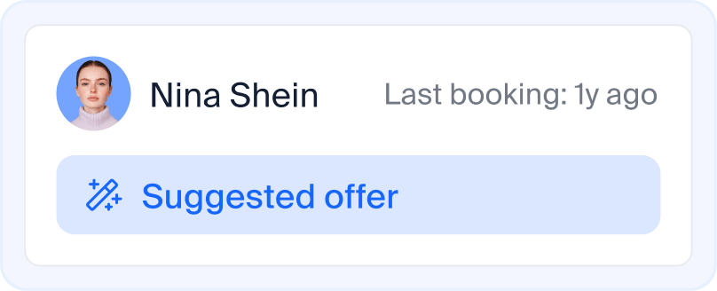 More repeat bookings